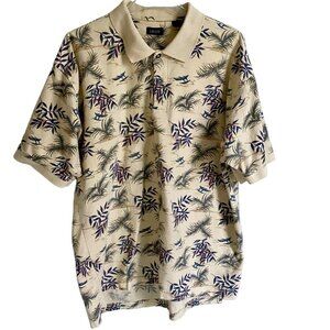 IZOD Hawaiian Cotton Polo Shirt Men's XL